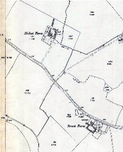 Holcot Farm and Brook Farm in 1901